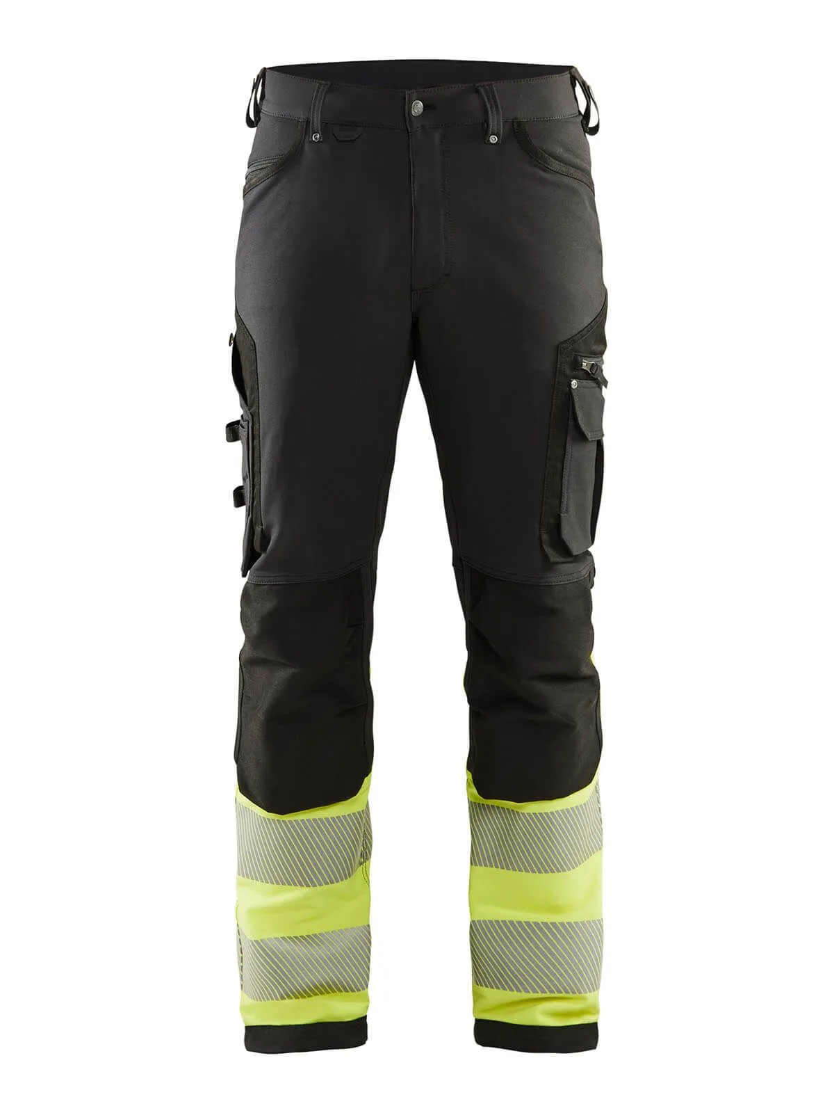 1193-1642&#x20;High&#x20;Vis&#x20;Work&#x20;Trousers&#x20;4-Way&#x20;Stretch&#x20;-&#x20;Bl&#xE5;kl&#xE4;der