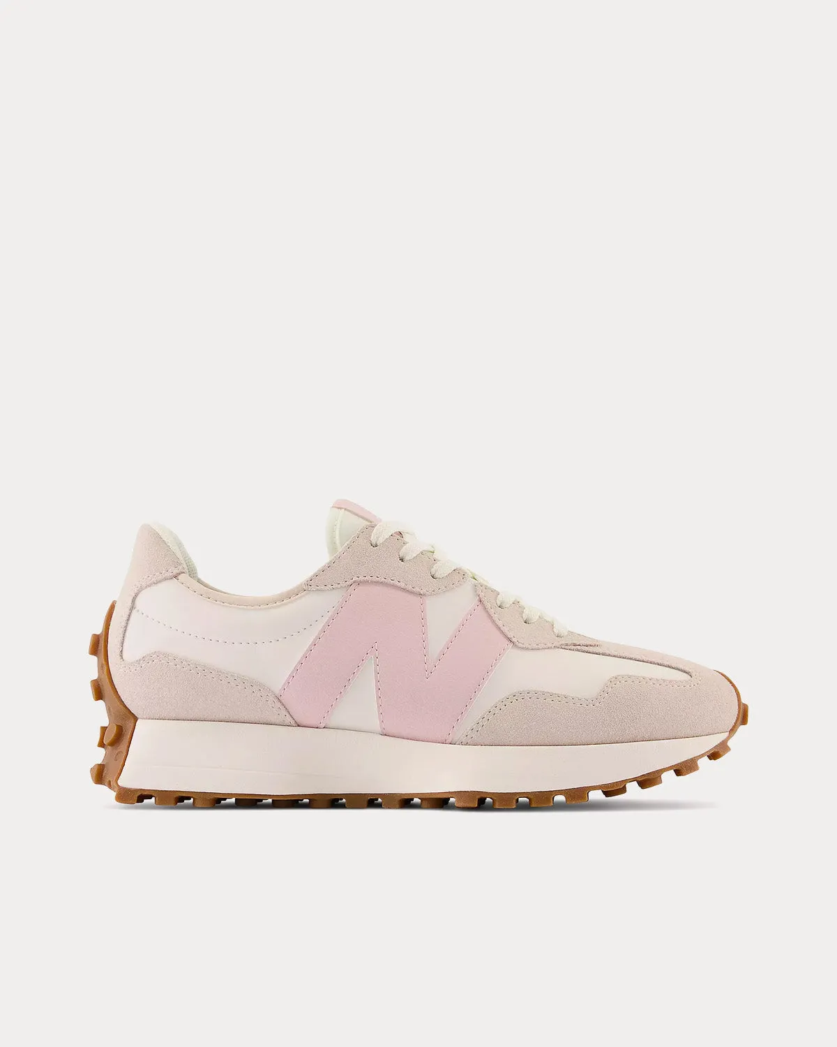 327 Moonbeam / Stone Pink Low Top Sneakers