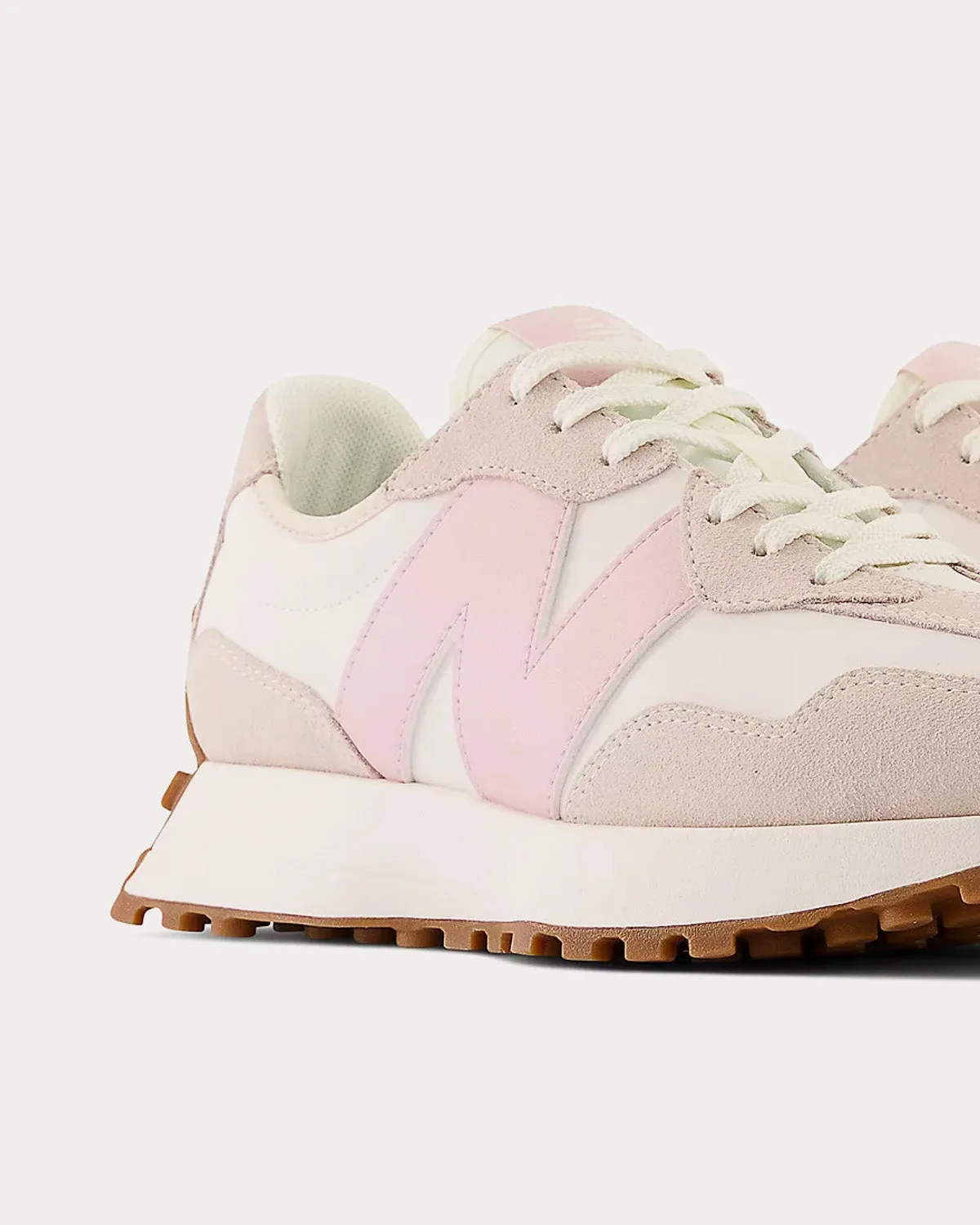 327 Moonbeam / Stone Pink Low Top Sneakers