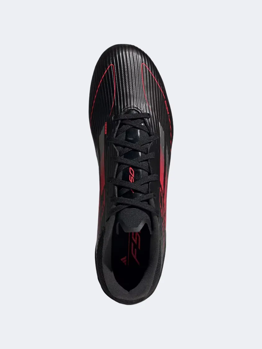 Adidas F50 League Fg MG Men Football Shoes Black/Metallic/Red