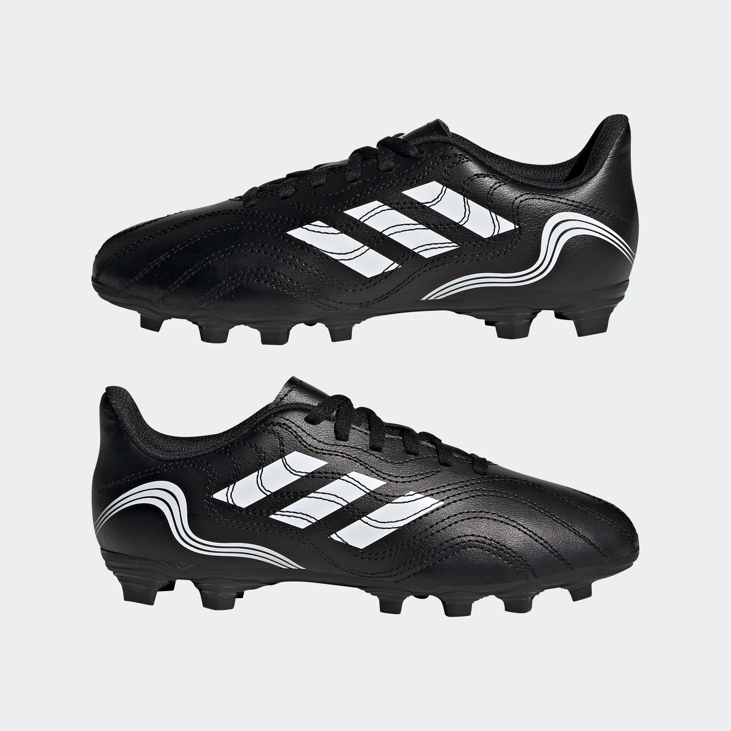 adidas Jr. COPA SENSE.4 Flexible Ground Soccer Cleats | Black