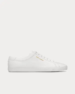 Andy Leather Optic White Low Top Sneakers