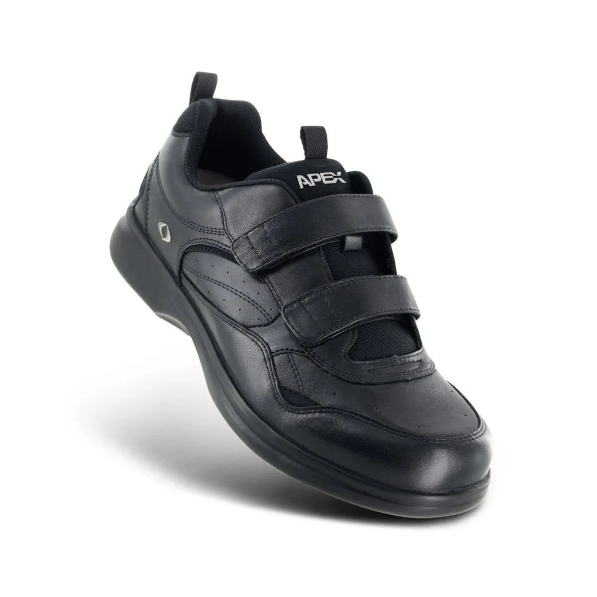 Apex G8010m Ambulator Athletic Double Strap Men's Active Shoe In Black