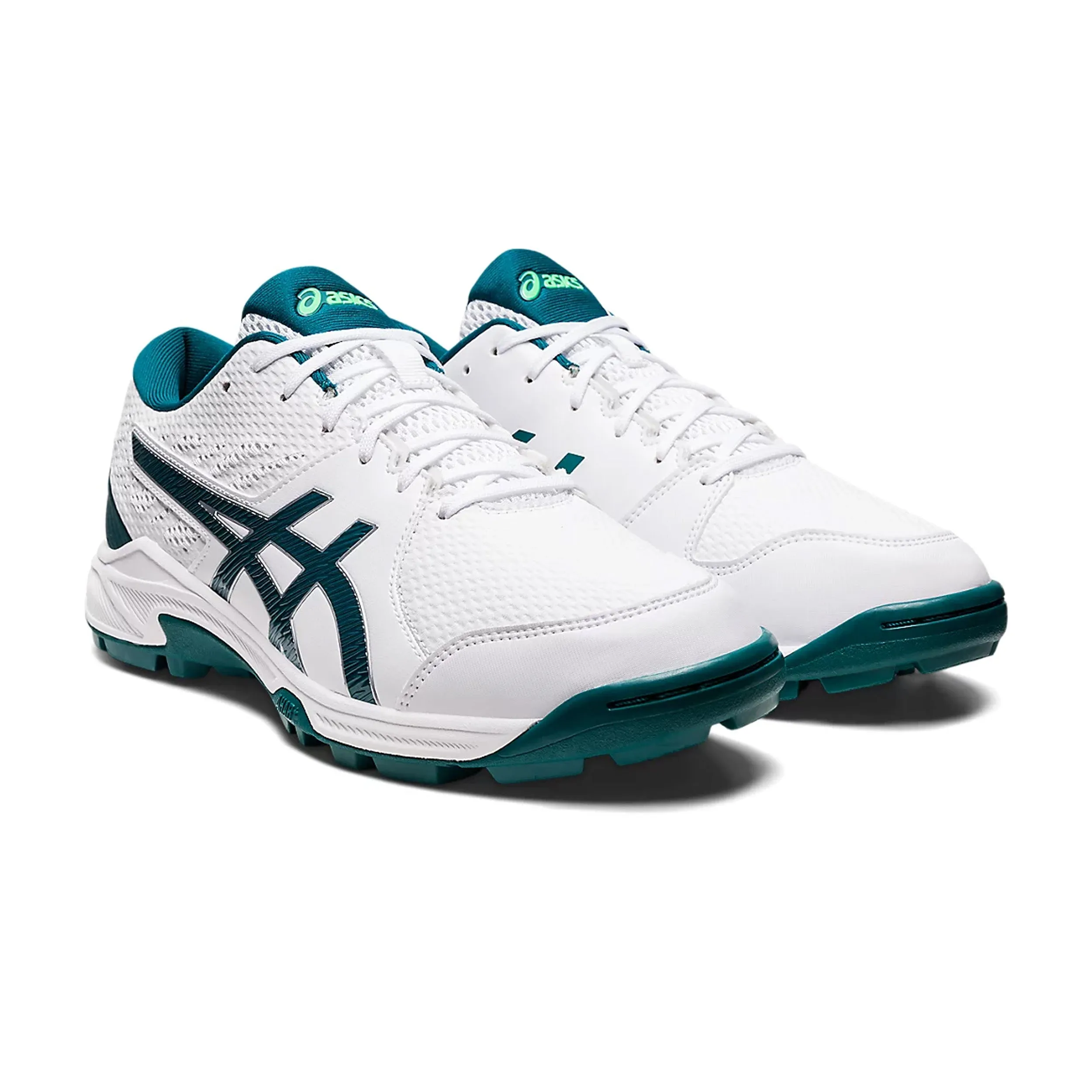 Asics Gel Peake 2 Men's Cricket Shoes (White/Velvet Pine)