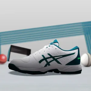 Asics Gel Peake 2 Men's Cricket Shoes (White/Velvet Pine)