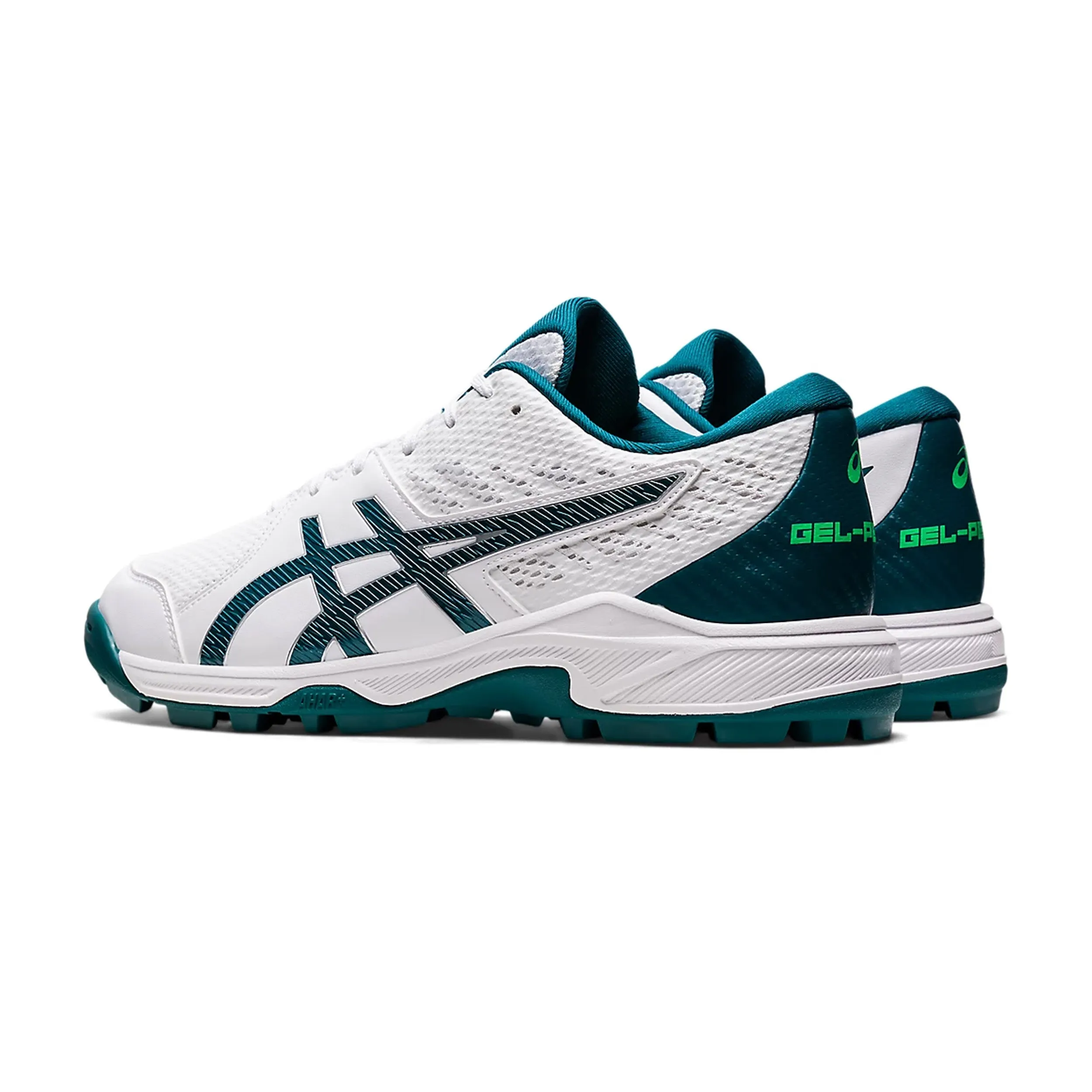 Asics Gel Peake 2 Men's Cricket Shoes (White/Velvet Pine)
