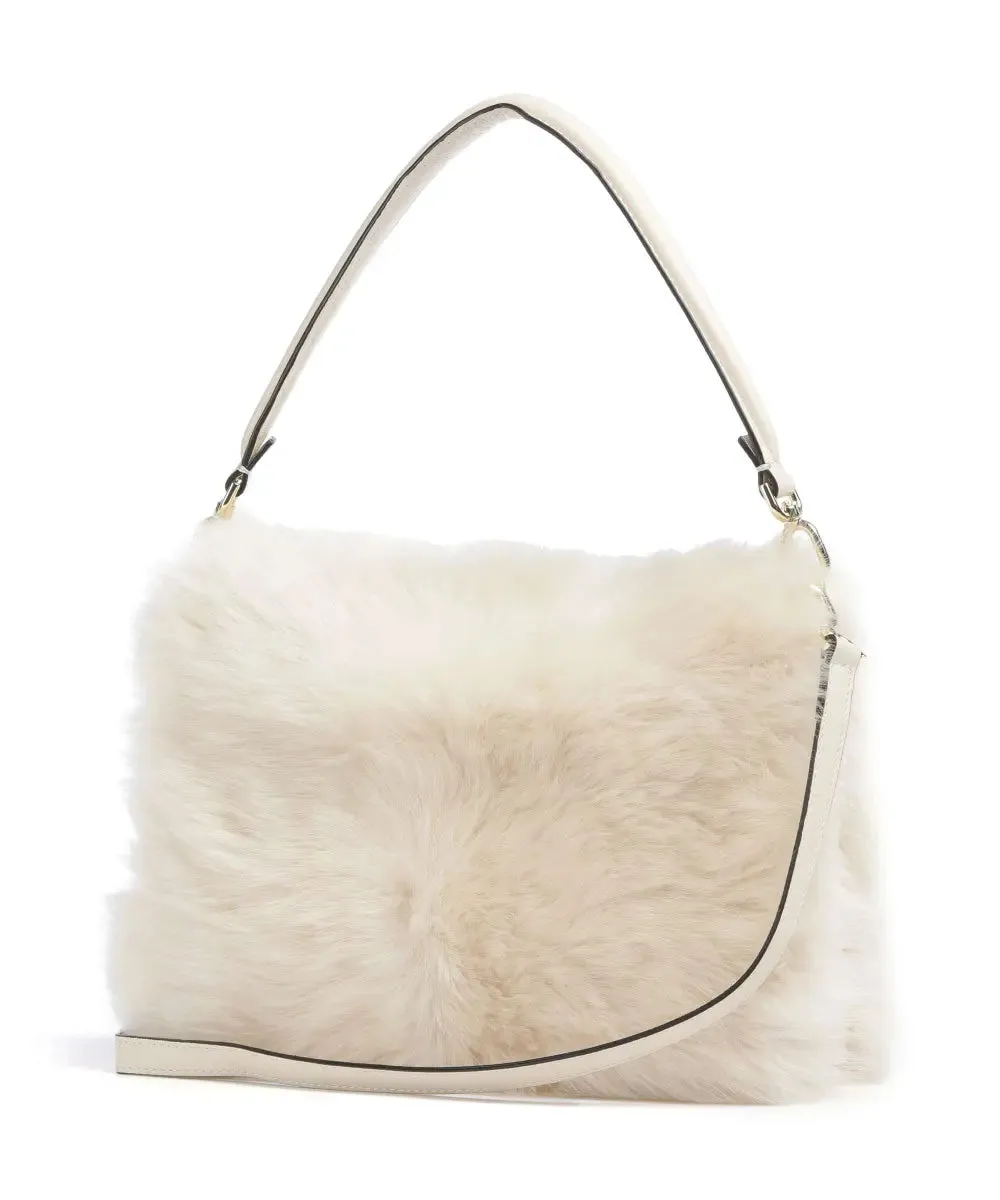 Astor Shoulder Bag Shearling Beige