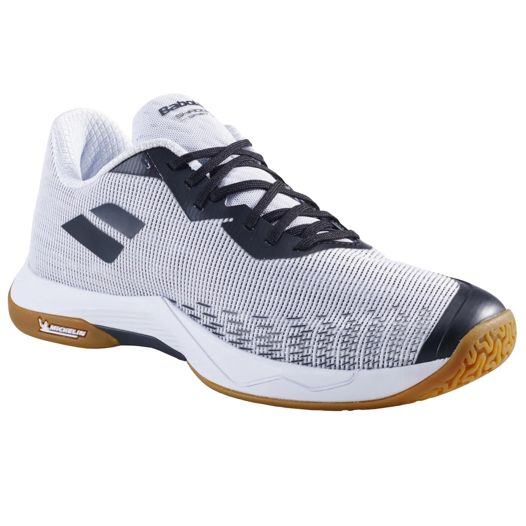 Babolat Shadow Spirit 2 Mens Badminton Shoes - White / Black