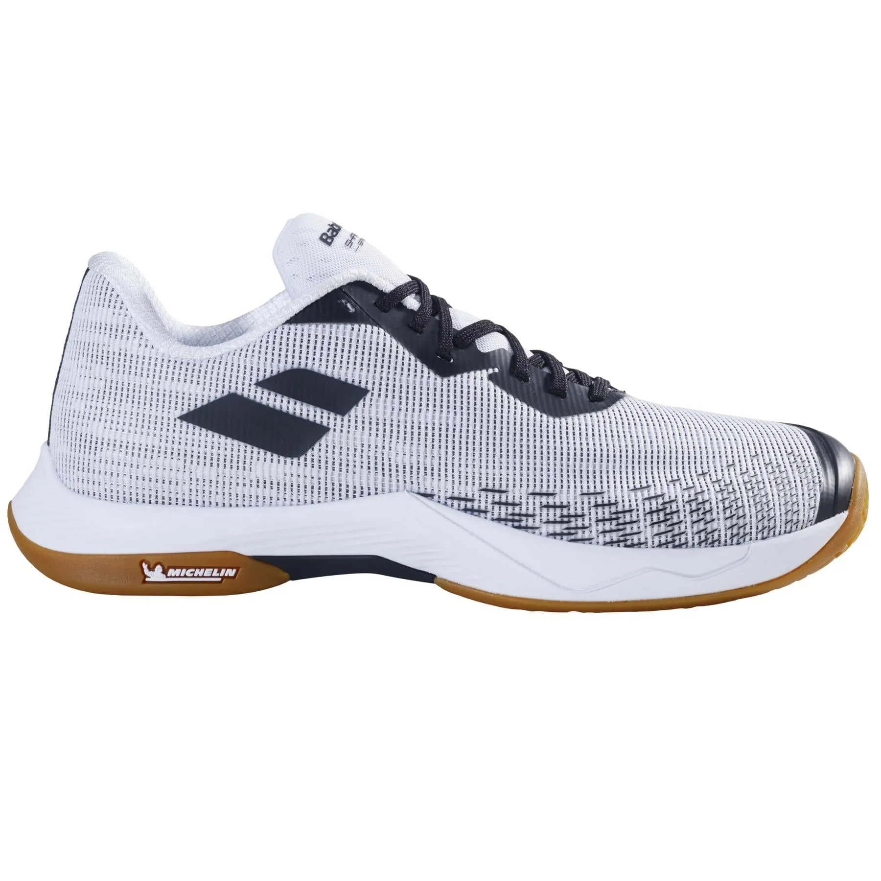 Babolat Shadow Spirit 2 Mens Badminton Shoes - White / Black