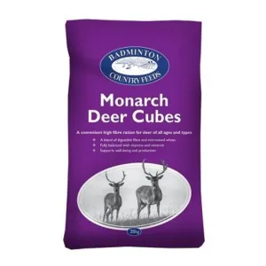Badminton Monarch Deer Cubes 20kg