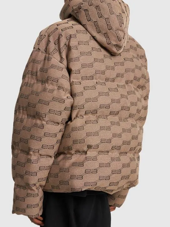Balenciaga   Printed tech puffer jacket 
