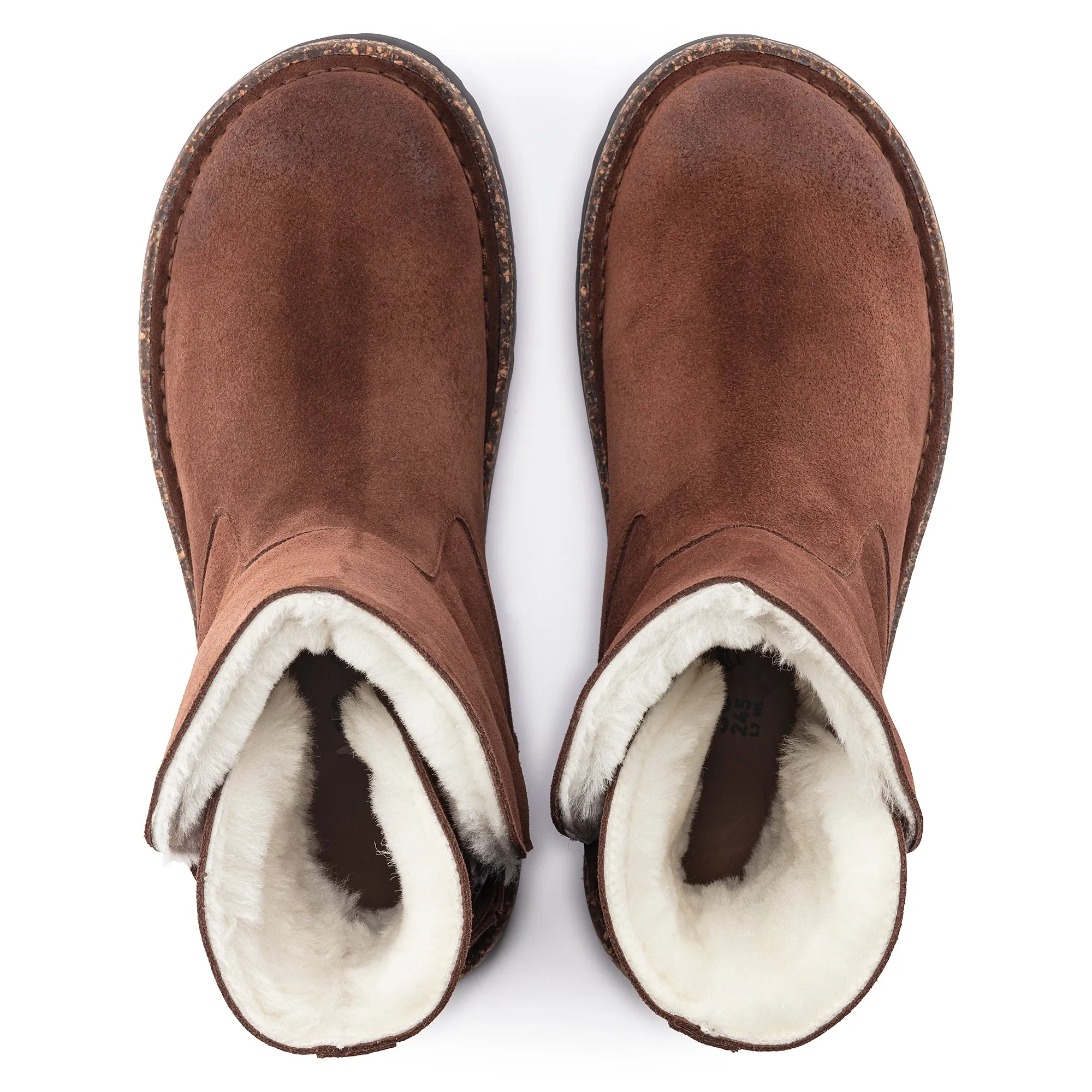 Birkenstock Uppsala espresso suede/natural shearling