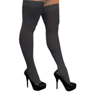 Black Thigh High Stockings