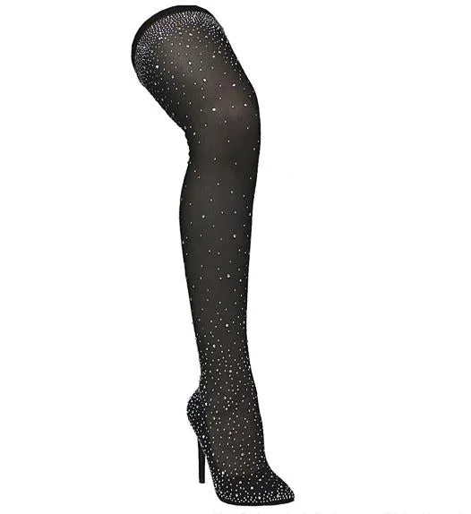 BLACKOUT STOCKING THIGH HIGH