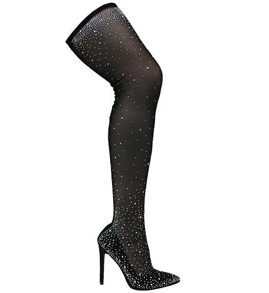 BLACKOUT STOCKING THIGH HIGH
