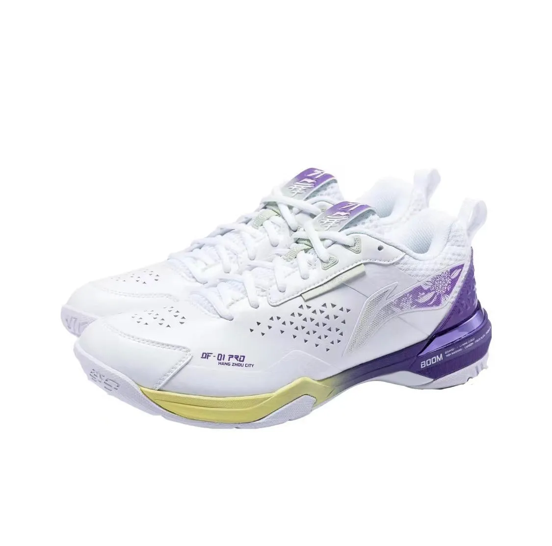 Blade DF-01 Pro | Li-Ning Badminton Shoes - White/Purple