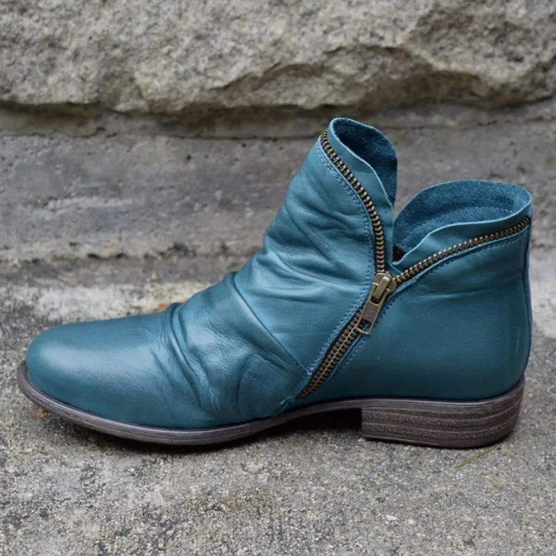 BRIGITTE | CHIC COMFORTABLE VEGAN LEATHER BOOTS
