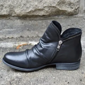 BRIGITTE | CHIC COMFORTABLE VEGAN LEATHER BOOTS