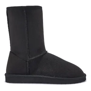 C751 – COSY FAUX SHEARLING LINED CHUNKY ANKLE BOOTS