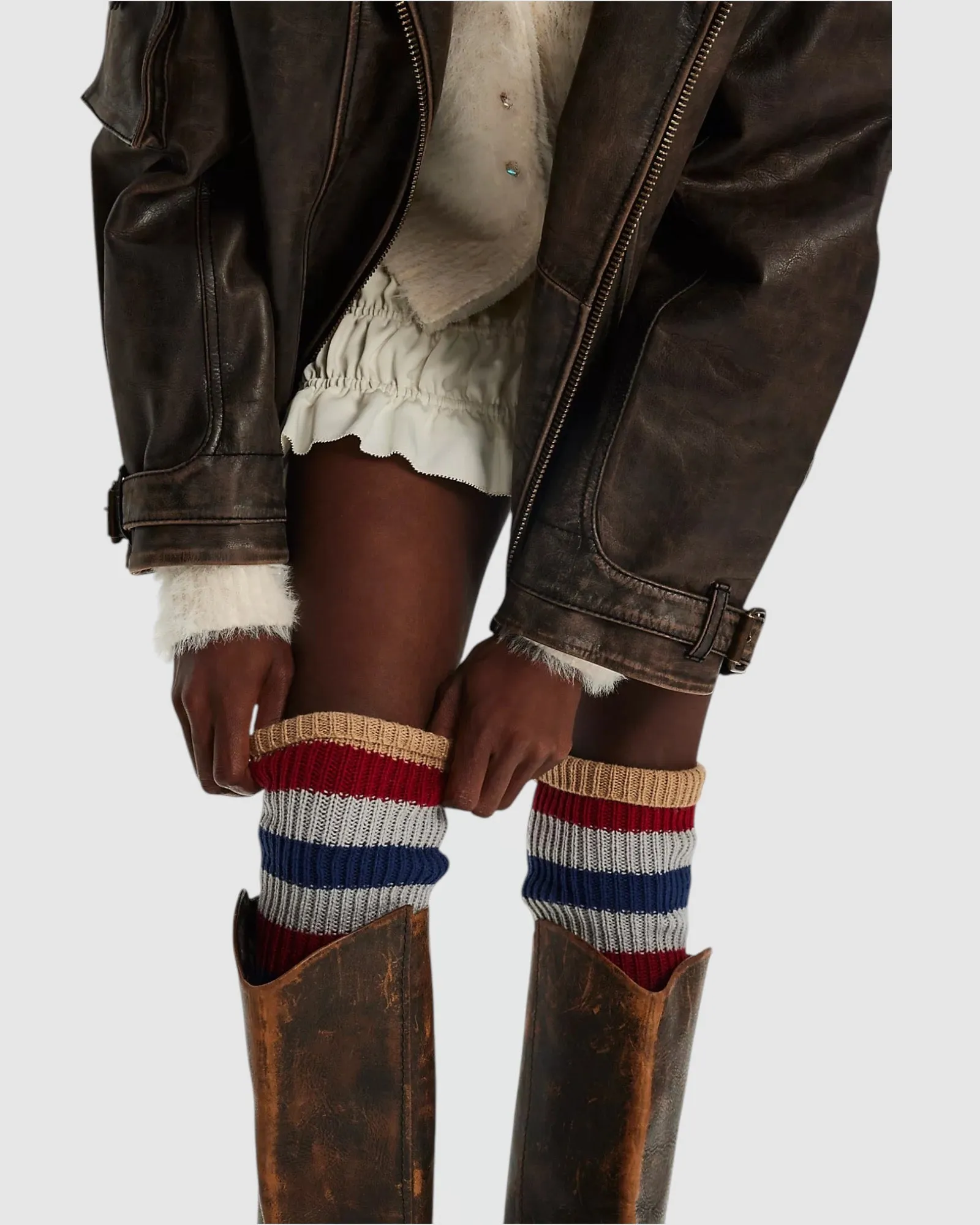 Candy Thigh High Sock