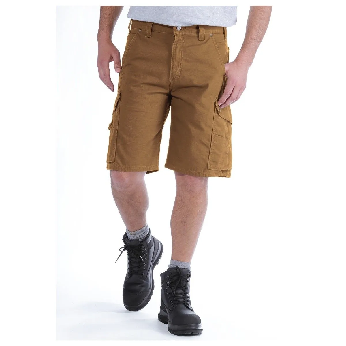 Carhartt&#x20;B357&#x20;Ripstop&#x20;Cargo&#x20;Work&#x20;Short&#x20;-&#x20;C.&#x20;Brown