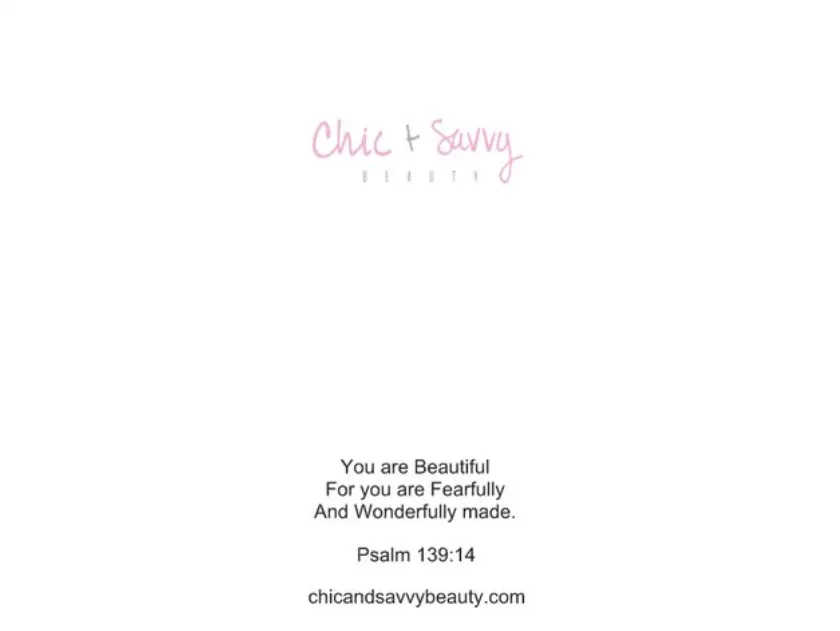 Chic   Savvy Branded Gift Box w/ Satin Handle