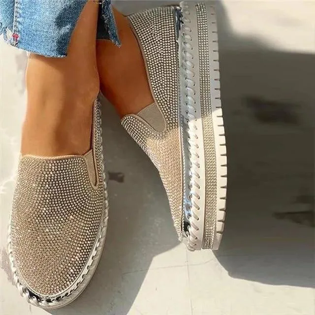 Cilool- Women Rhinestone Shoes