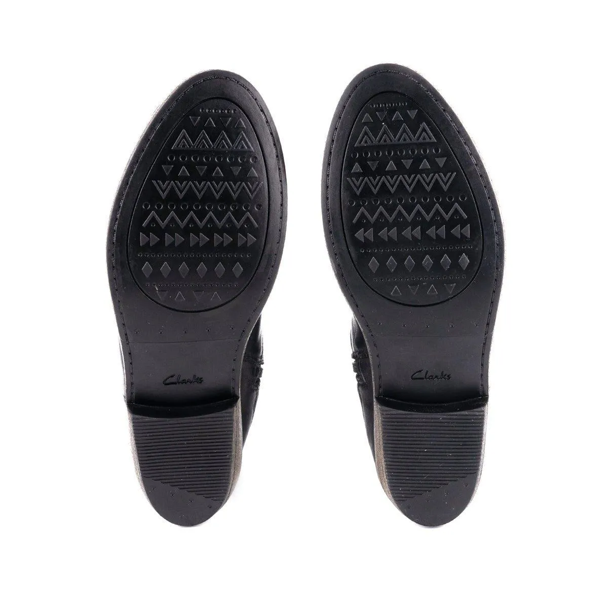 Clarks Biddie Dress Ankle Boots Leather Black Colour For Kids