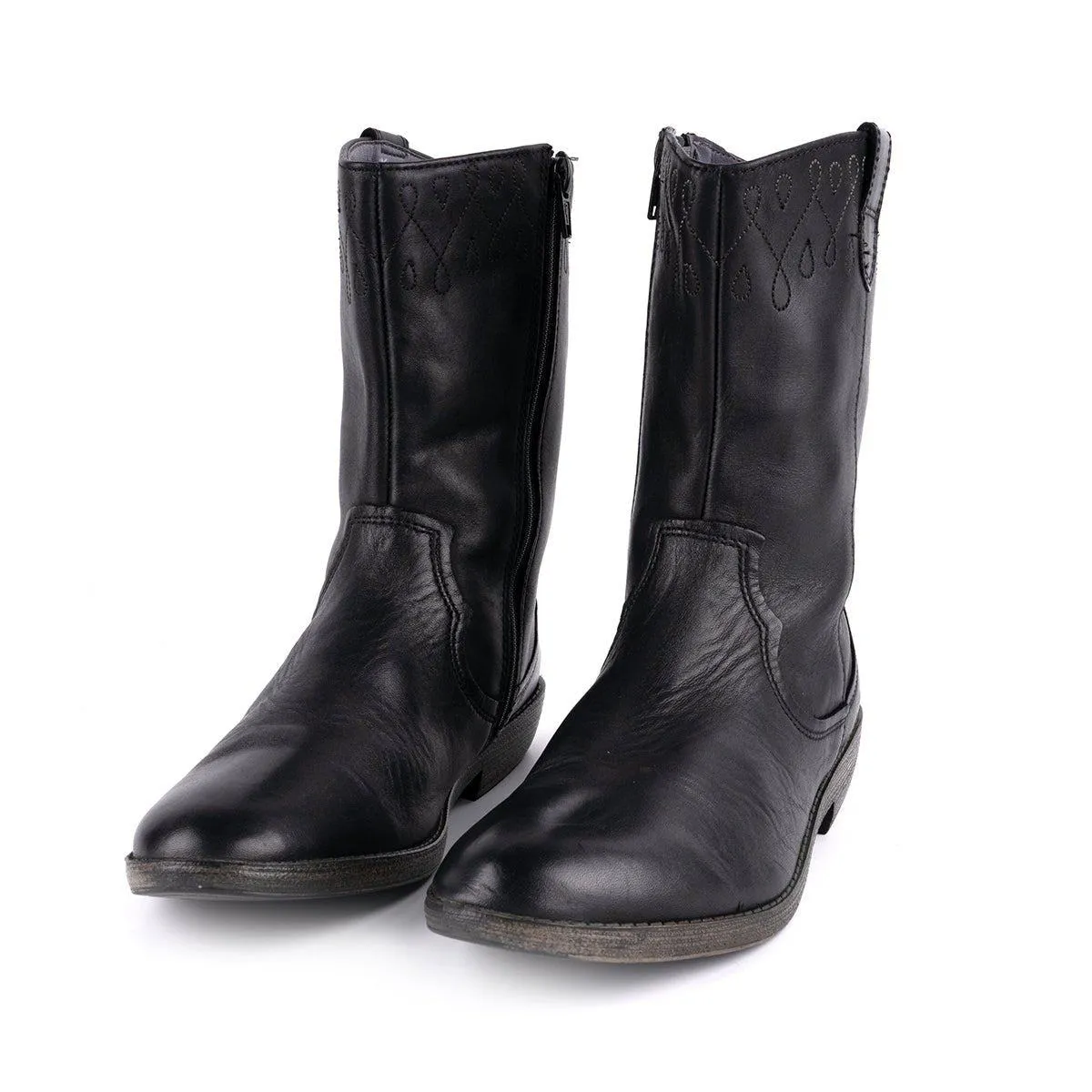 Clarks Biddie Dress Ankle Boots Leather Black Colour For Kids