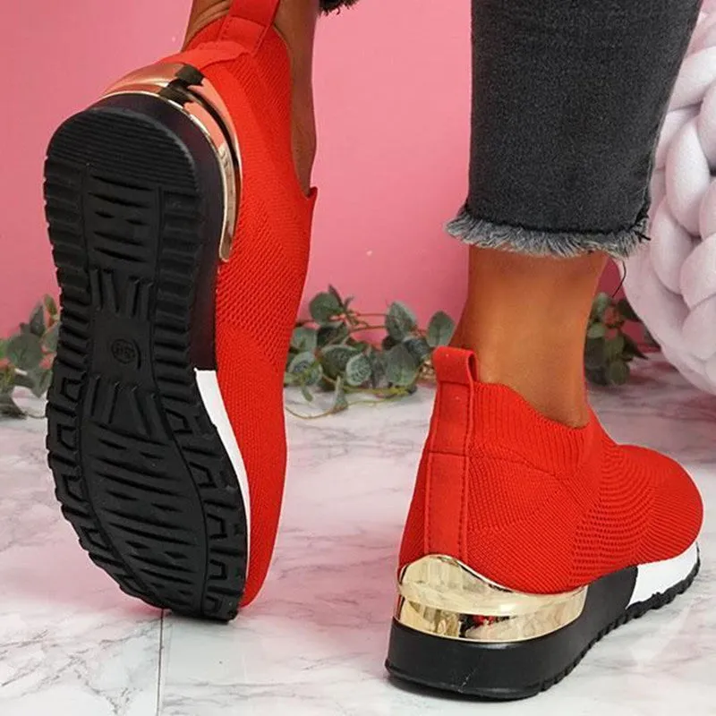 Comelyy Elastic Slip-on Flat Shoes