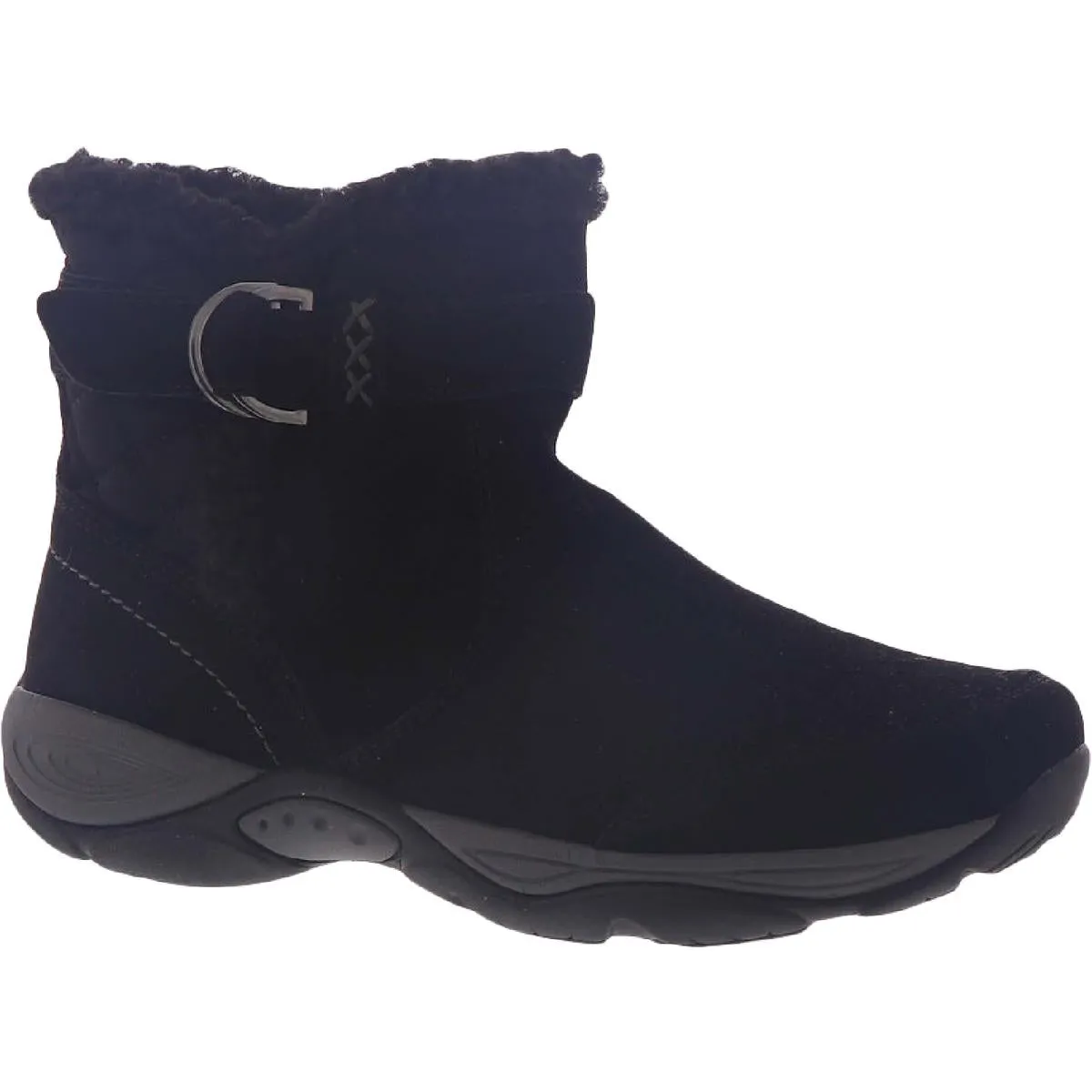 Easy Spirit Womens Elk Suede Cold Weather Shearling Boots