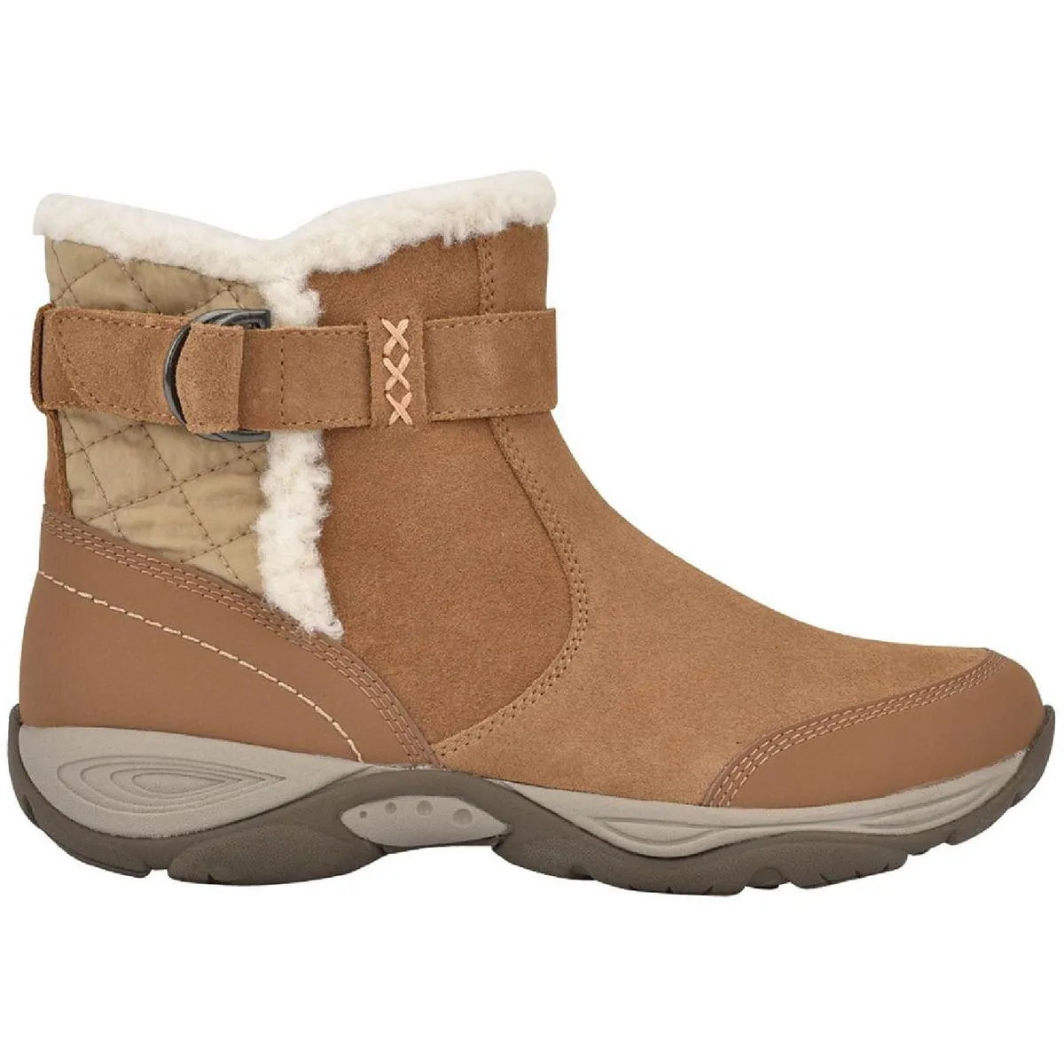 Easy Spirit Womens Elk Suede Cold Weather Shearling Boots