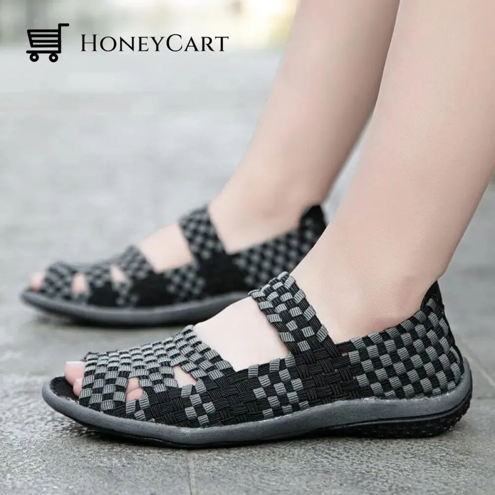 Elastic Belt Casual Women Shoes
