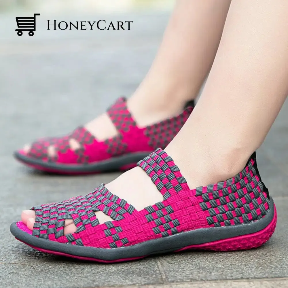 Elastic Belt Casual Women Shoes
