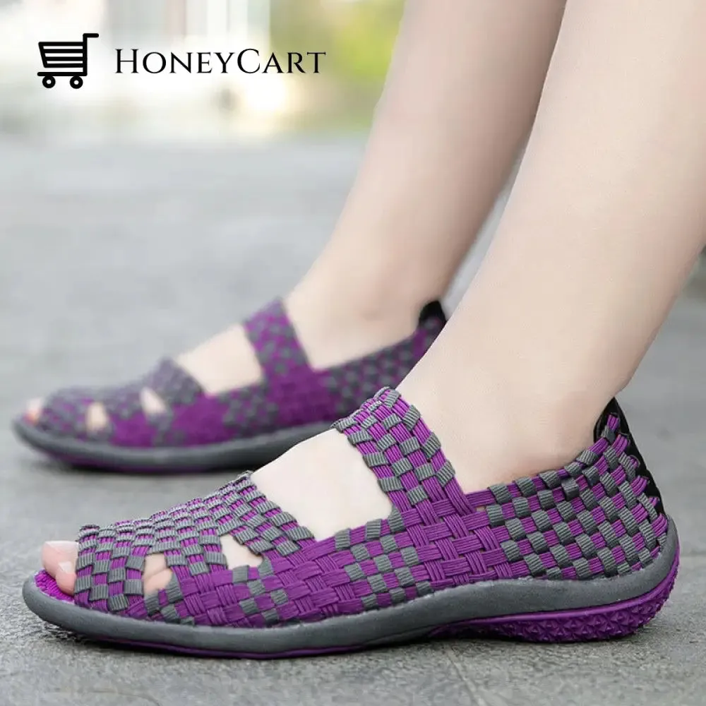 Elastic Belt Casual Women Shoes