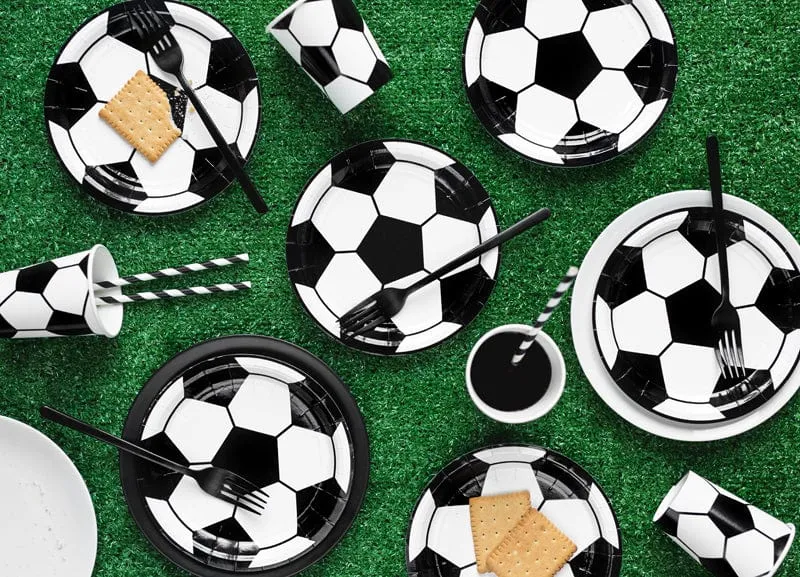 Football Party Plates x 6