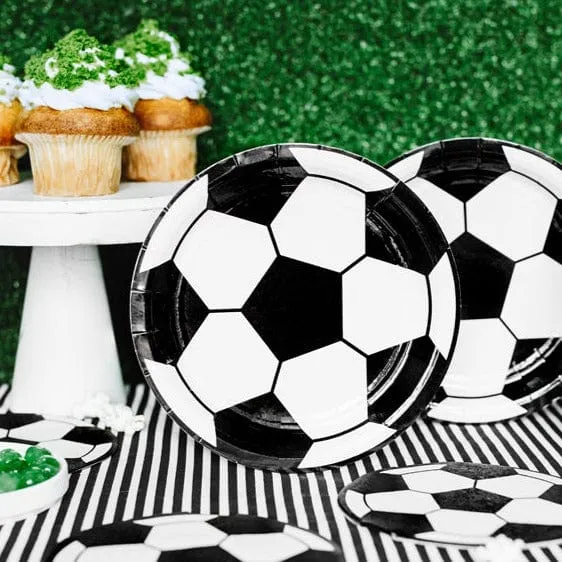 Football Party Plates x 6