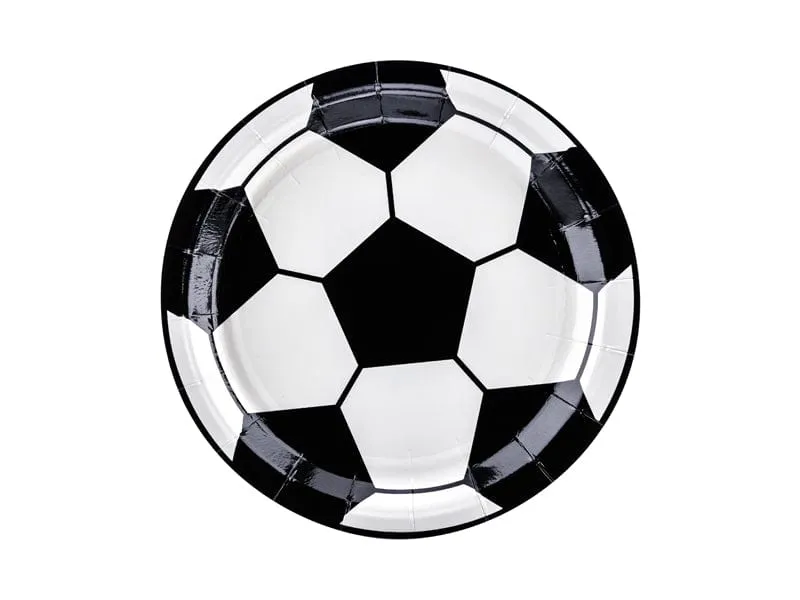 Football Party Plates x 6