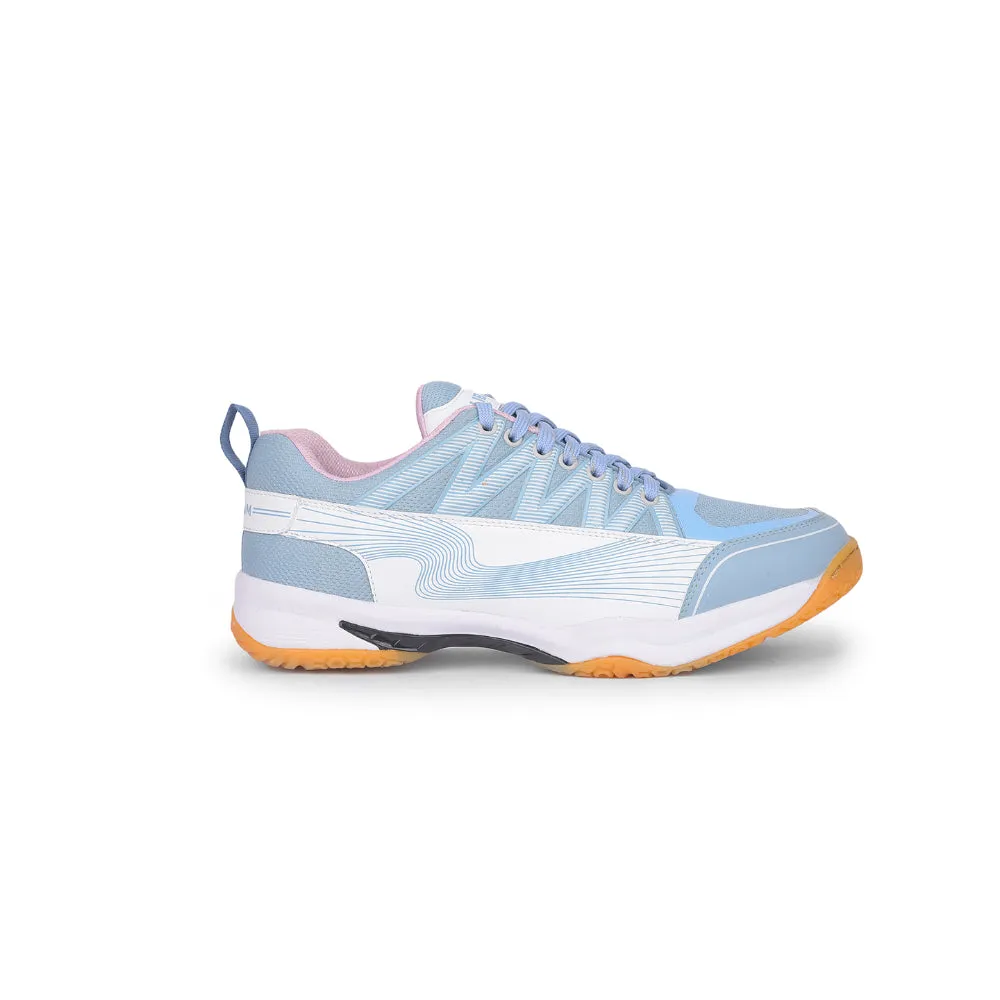 FREEDOM Sports Sky Blue Badminton & PickleBall Shoes For Men GRIPPER-01 By Liberty