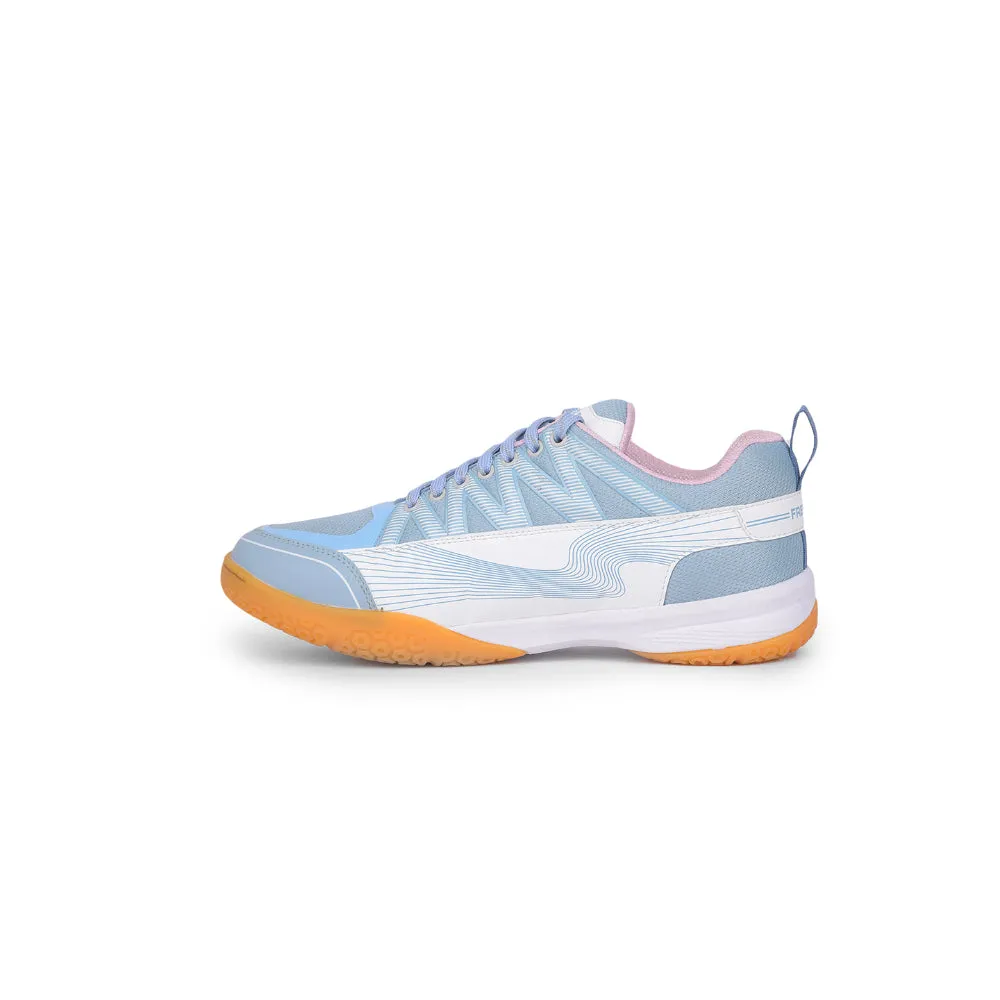 FREEDOM Sports Sky Blue Badminton & PickleBall Shoes For Men GRIPPER-01 By Liberty