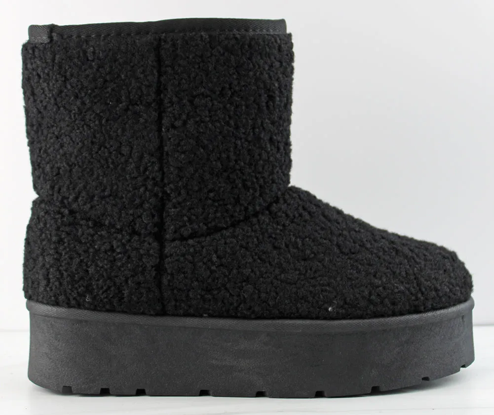 Frosty 70 Women's Platform Teddy Faux  Fur Boots