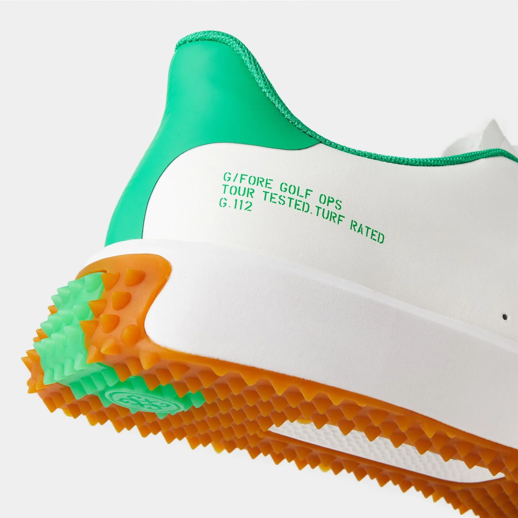 G.112 P.U. Leather Golf Shoe Snow/Toast - SS24