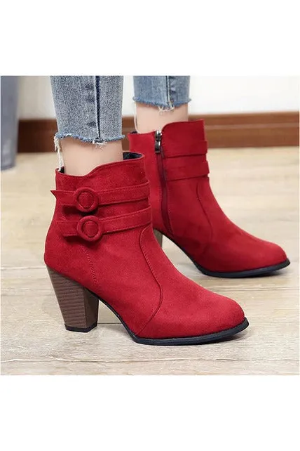 High Heel Ankle Boots