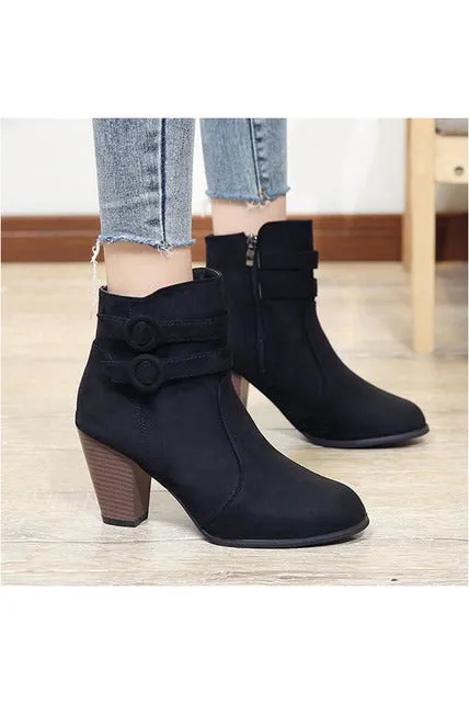 High Heel Ankle Boots