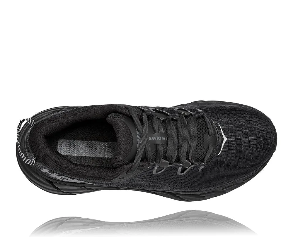 'HOKA' Women's Gaviota 3 - Black / Black