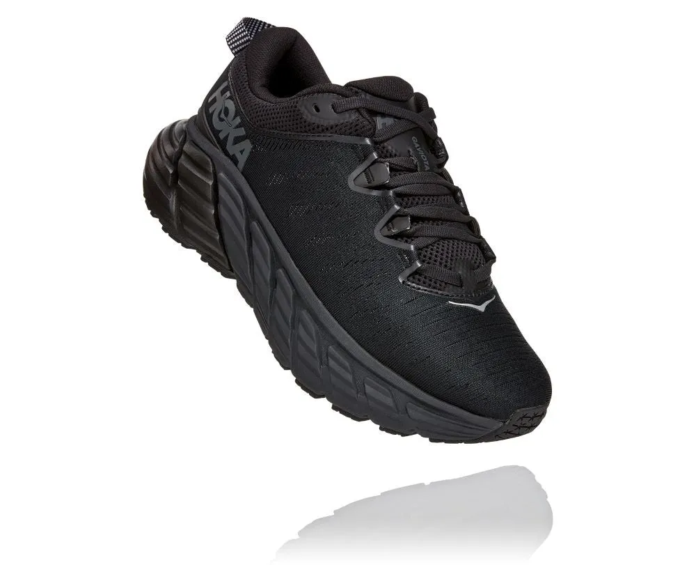 'HOKA' Women's Gaviota 3 - Black / Black