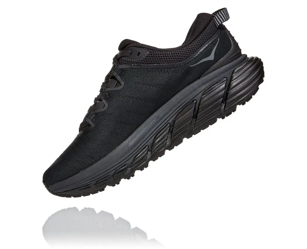 'HOKA' Women's Gaviota 3 - Black / Black