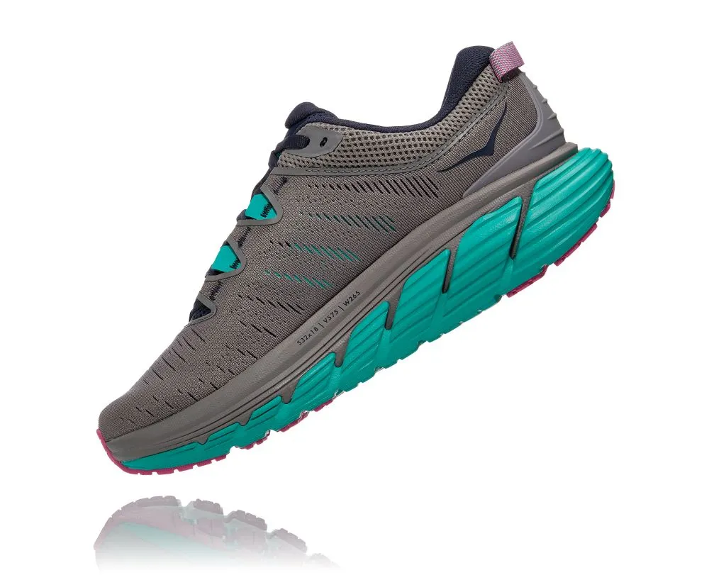 'HOKA' Women's Gaviota 3 - Sharkskin / Outer Space
