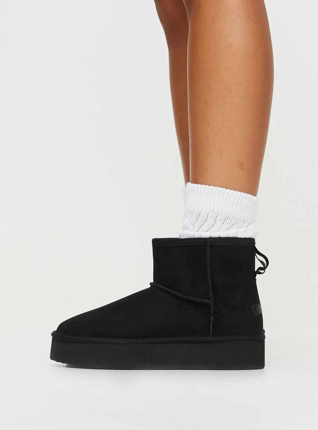 Joskaa Franz Shearling Boots Black