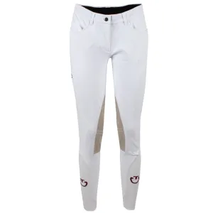 LADIES HIGH TECH FABRIC BREECHES BY CAVALLERIA TOSCANA White
